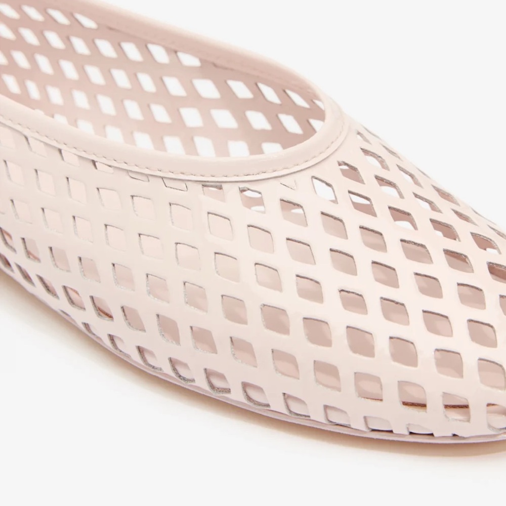 Reformation Mesh Ballet Flats in Light Pink - Picture 3 of 4